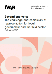 Front cover image for Beyond one voice