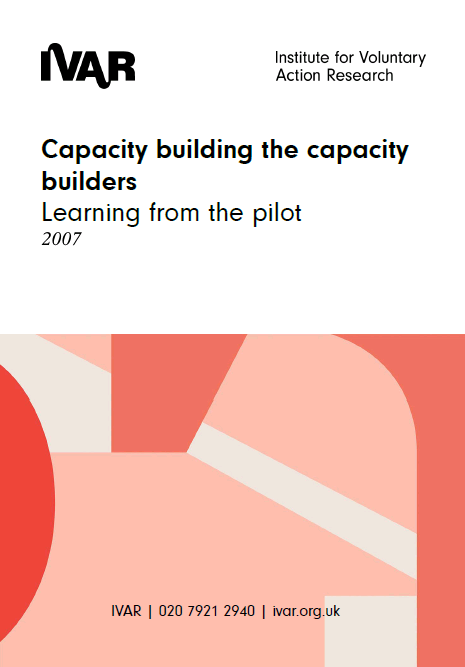 Front cover image capacity building the capacity builders