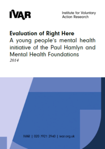 Front cover image of Evaluation of Right Here Evaluation