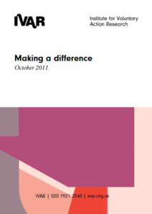 Front cover image for Making a difference
