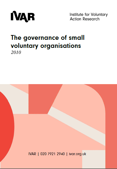 Front cover image the governance of small voluntary organisations