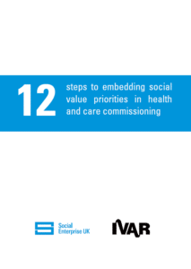 Front cover image 12 steps to embedding social value priorities