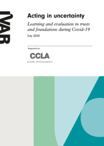 Acting in uncertainty front cover image