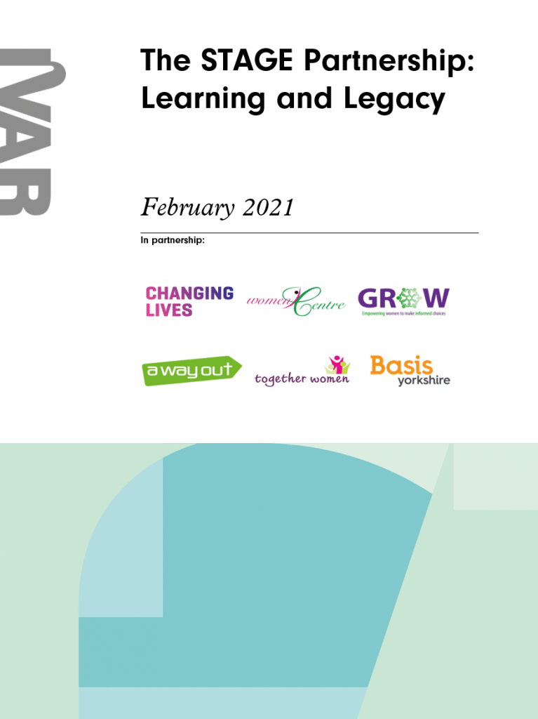 The STAGE Partnership: Learning and Legacy report on success and challenges of collaboration with small, medium and large charities.