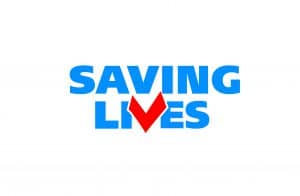 Saving Lives logo.