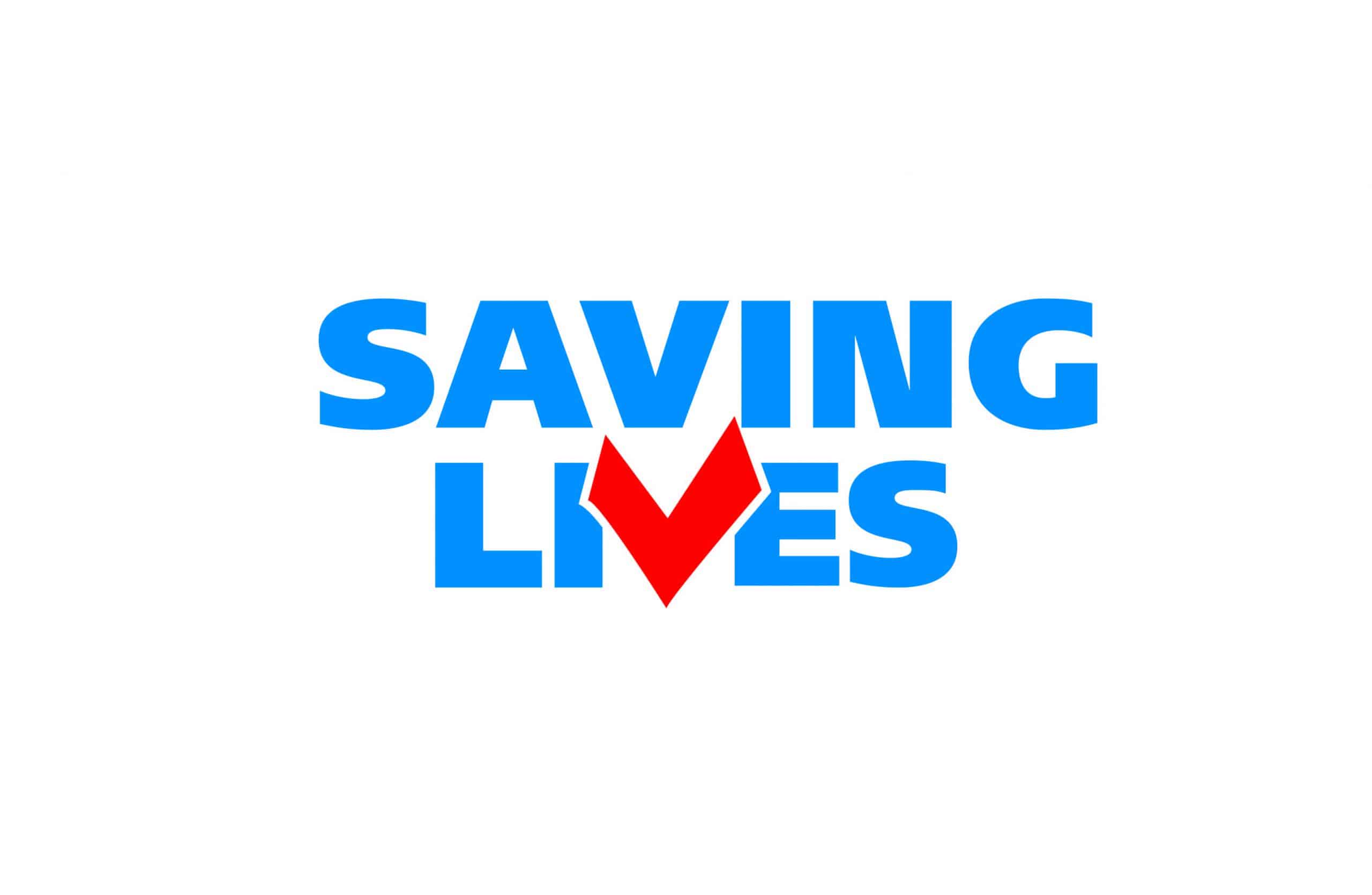 Saving Lives logo.